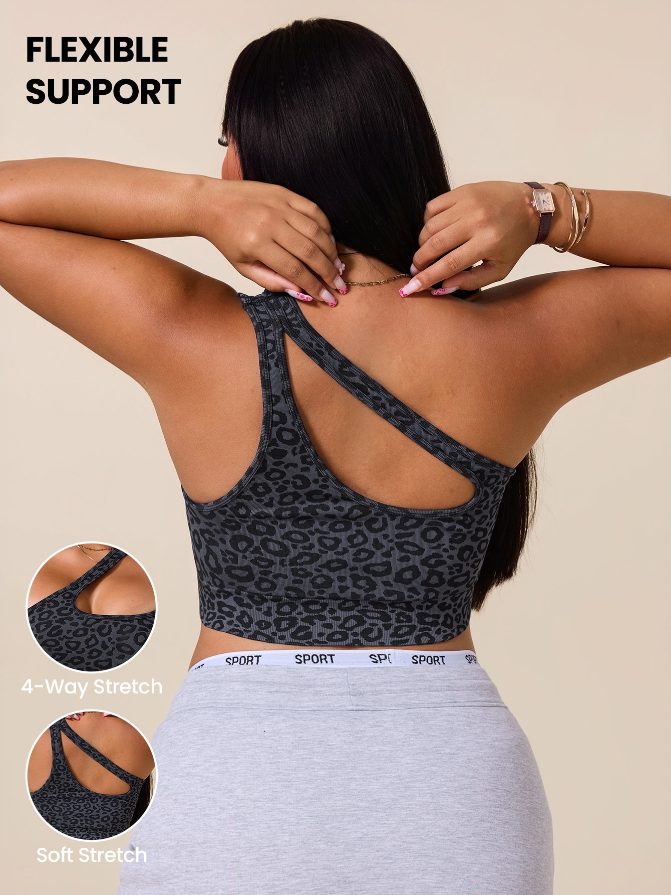 حمالة صدر رياضية غير متماثلة ل - مراجعة Tank Top Ribbed وسعره