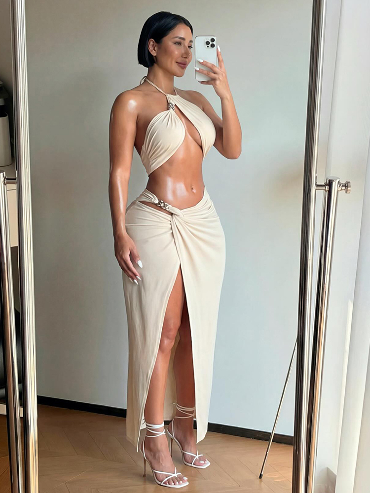 طقم نسائي من قطعتين بتصميم ممي - مراجعة Suspender Tank Top وسعره