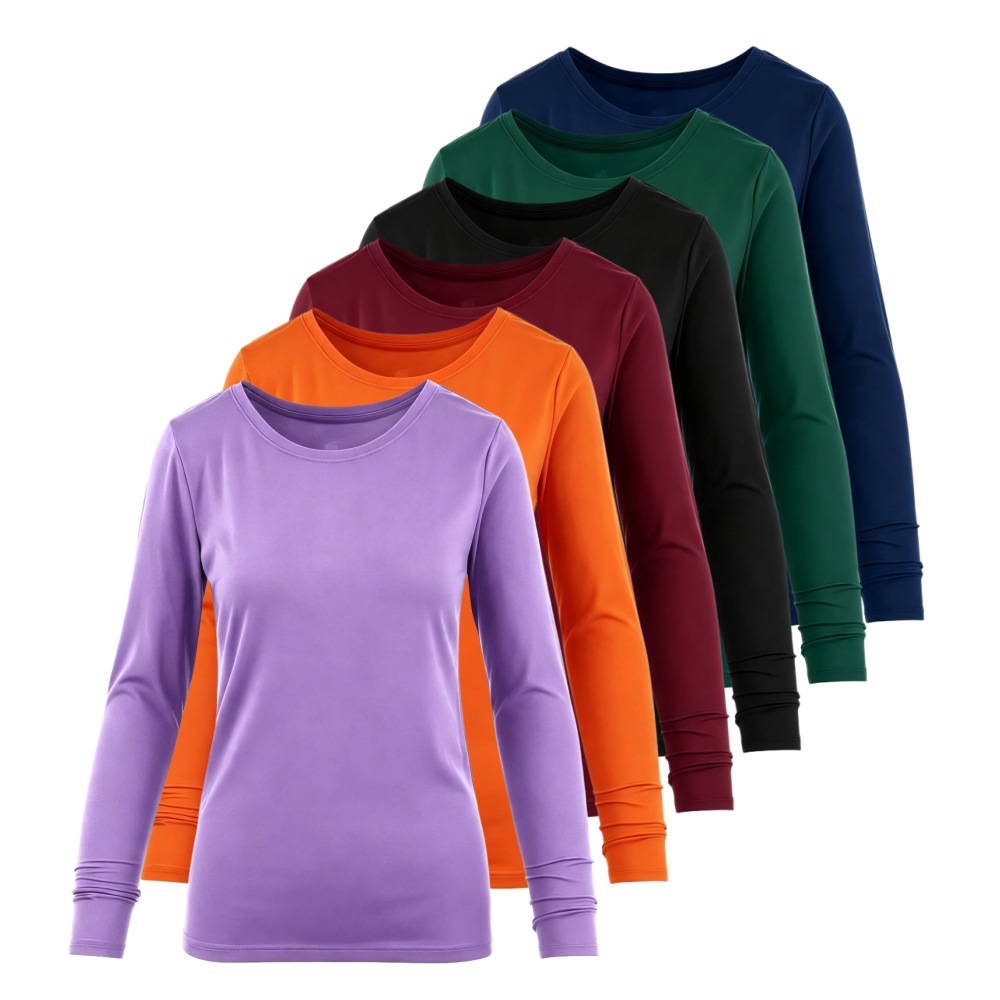 قميص داخلي طبي بأكمام طويلة وي - مراجعة Undershirt Crew Neck وسعره