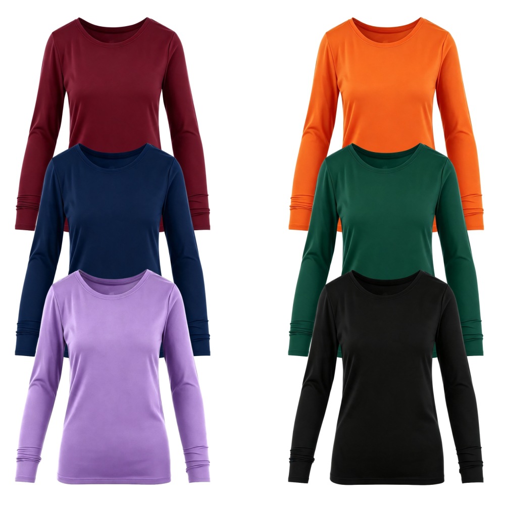 قميص داخلي طبي بأكمام طويلة وي - مراجعة Undershirt Crew Neck وسعره